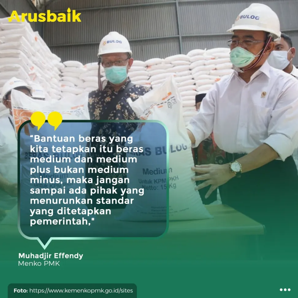 Pemerintah Gercep, Jamin Kualitas Beras Bantuan