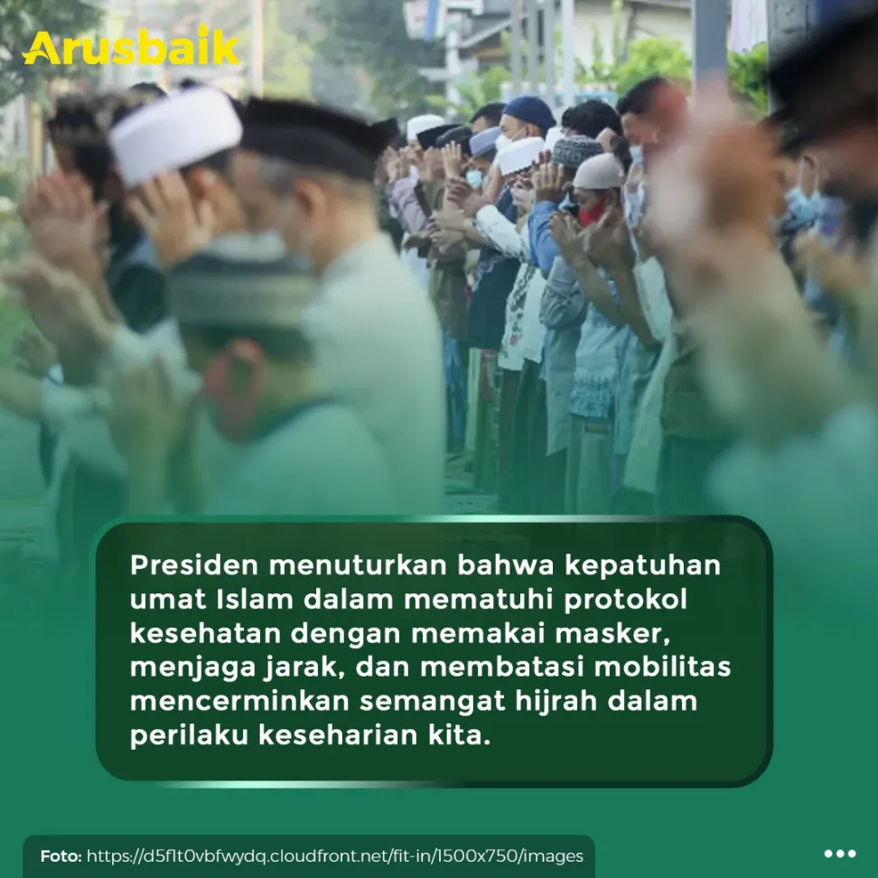 Tahun Baru Hijriah, Presiden Serukan Hijrah Dari Pandemi