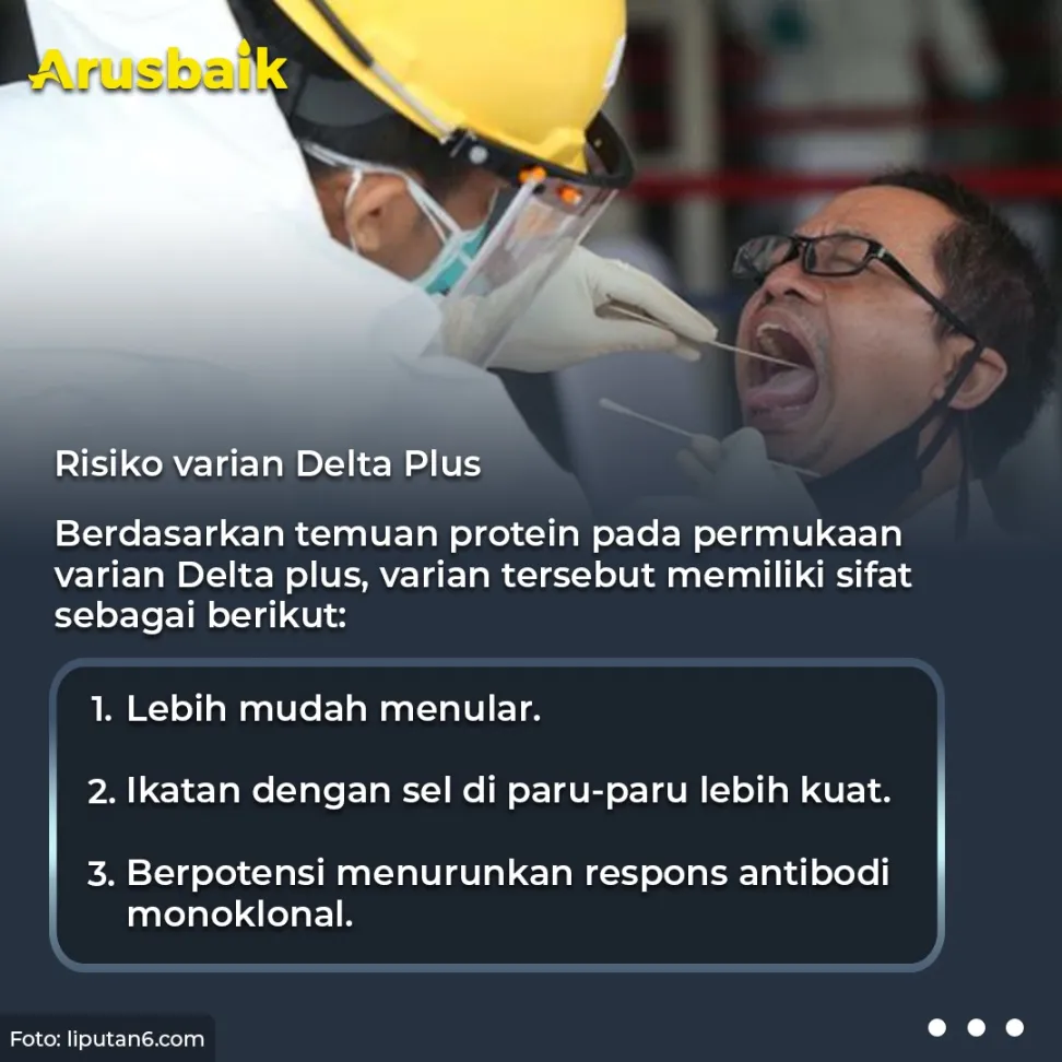 Mutasi Varian Delta Jadi Delta Plus, Kenali Ciri-Cirinya