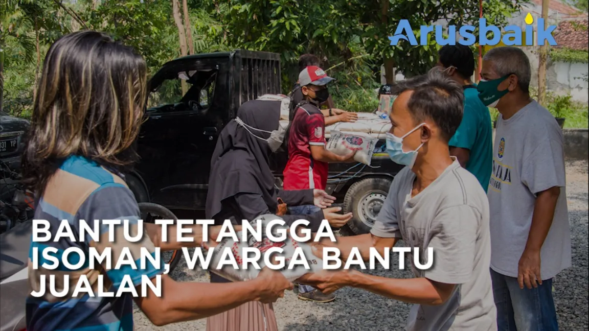Bantu Tetangga Isoman, warga Bantu Jualan
