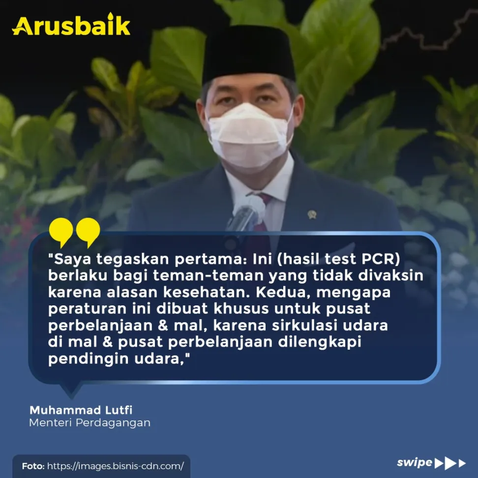 Pemerintah Tegaskan Tidak Ada Diskriminasi Pengunjung Mal & Pasar
