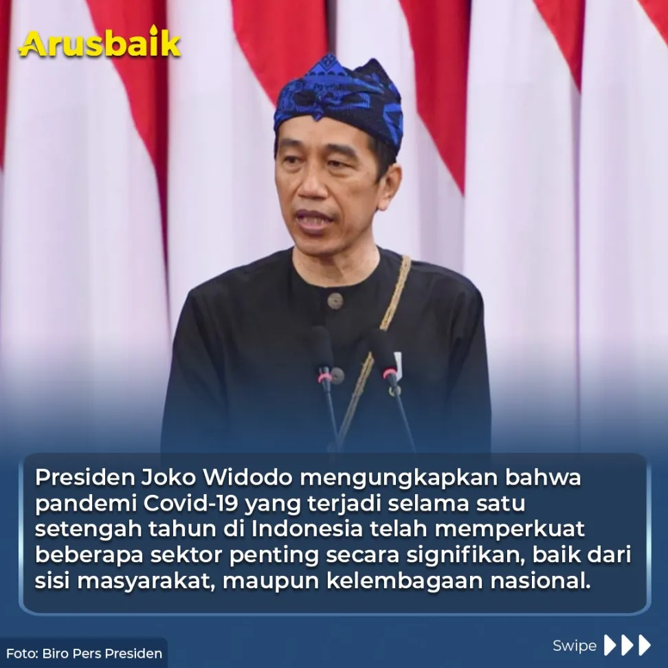 Presiden : Hikmah Pandemi Perkuat Hingga Satukan Pemerintah & Masyarakat