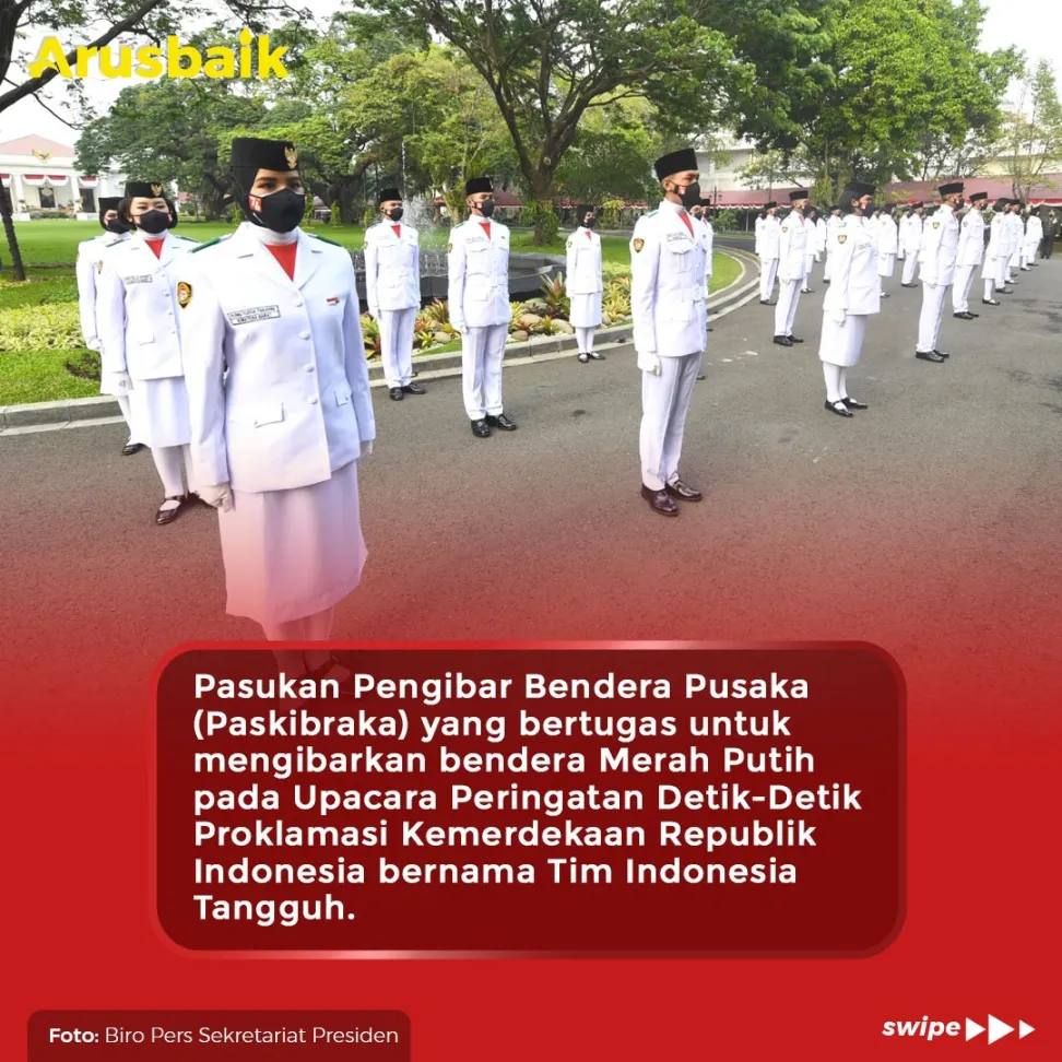Indonesia Tangguh, Ini Tim Pengibar Sang Merah Putih 2021