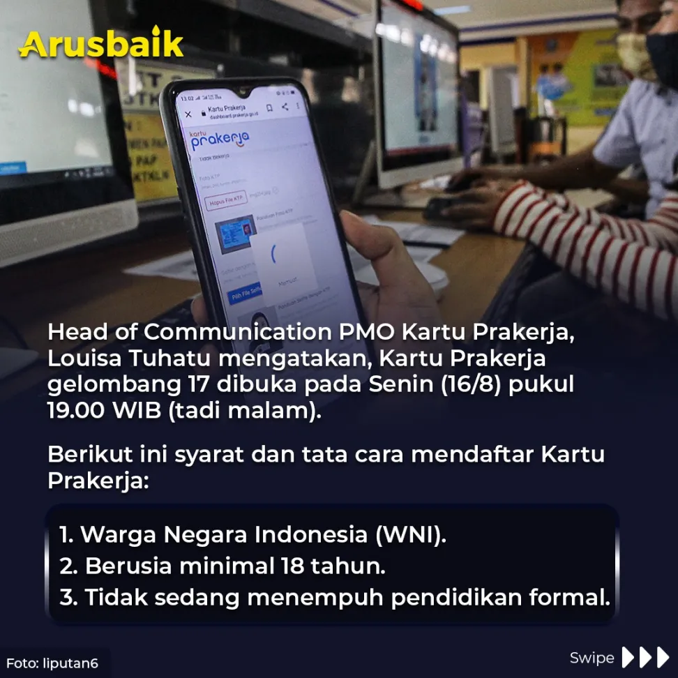 Resmi Dibuka! Kartu Prakerja Gelombang 18, Ini Syaratnya