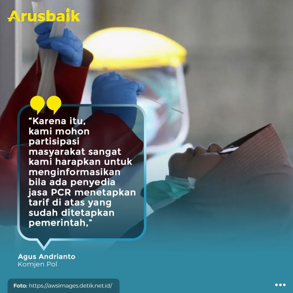 Lapor Kami Bila Ada Kecurangan Harga Tes PCR Covid-19