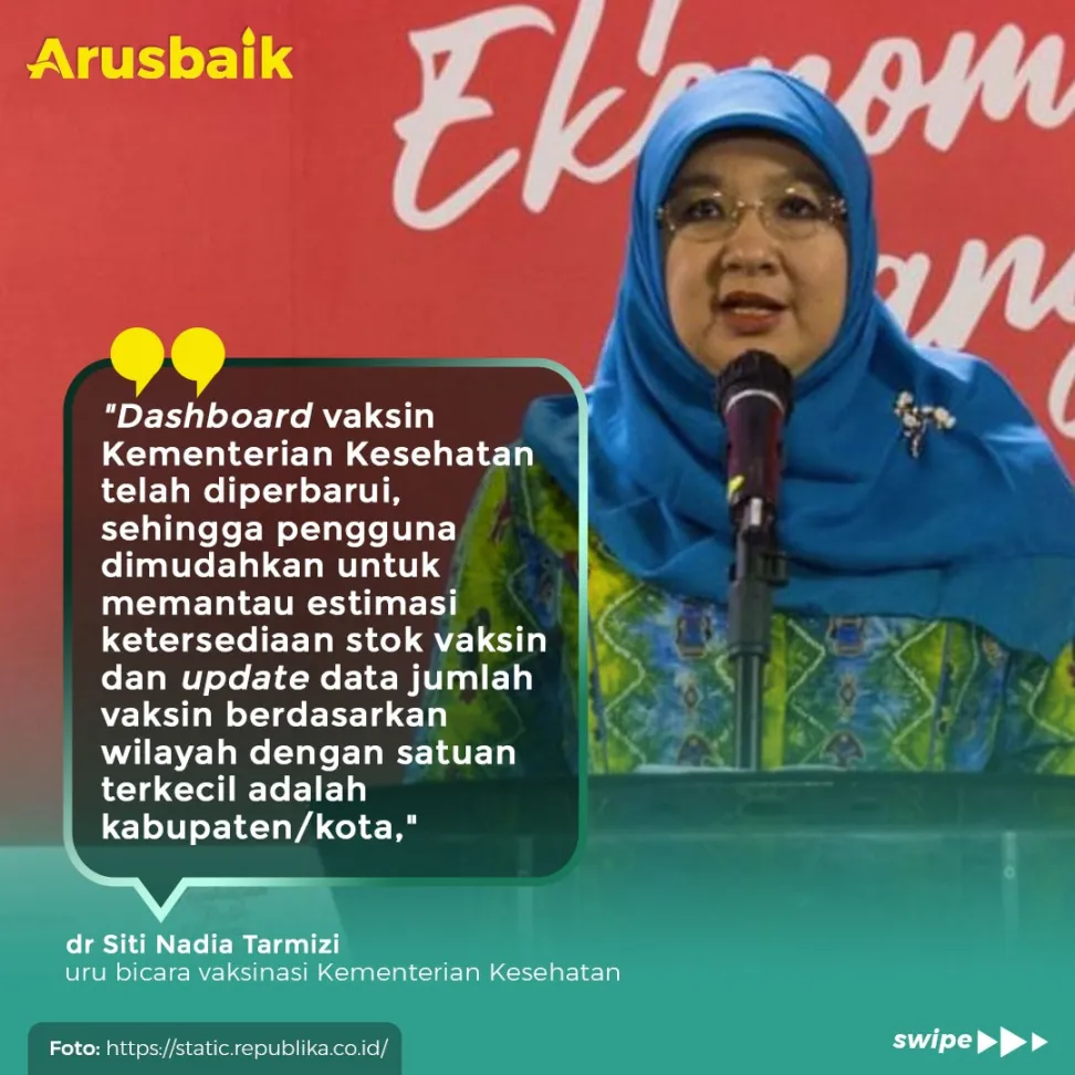 Joss! Kini Publik Bisa Cek Stok Vaksin Covid-19