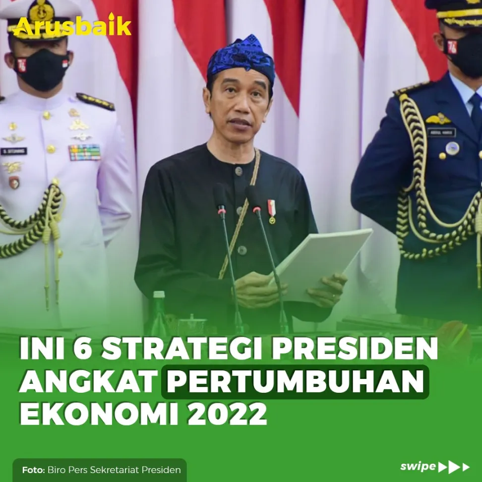 Ini 6 Langkah Strategi Presiden Angkat Pertumbuhan Ekonomi 2022