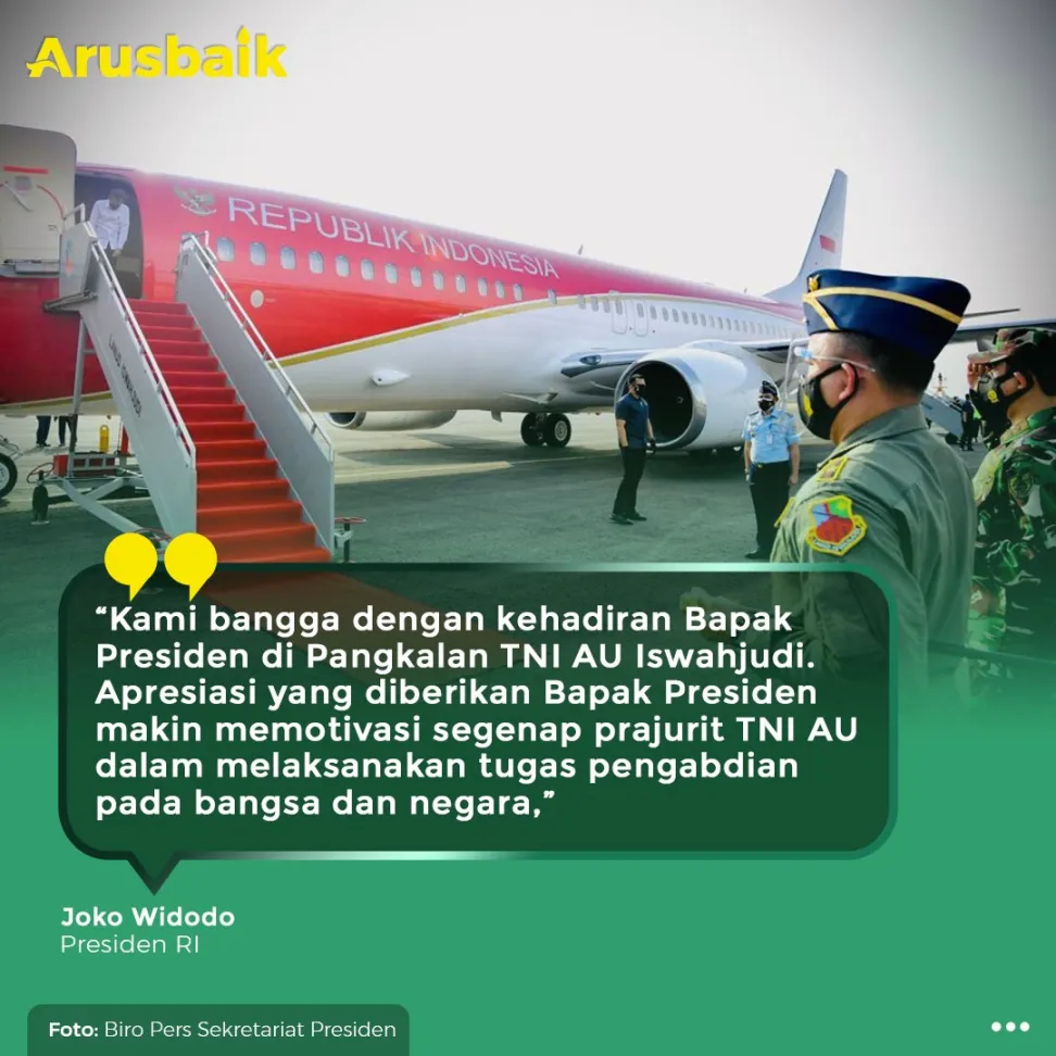 Presiden Foto Bersama Garuda Flight Dan Nusantara Flight