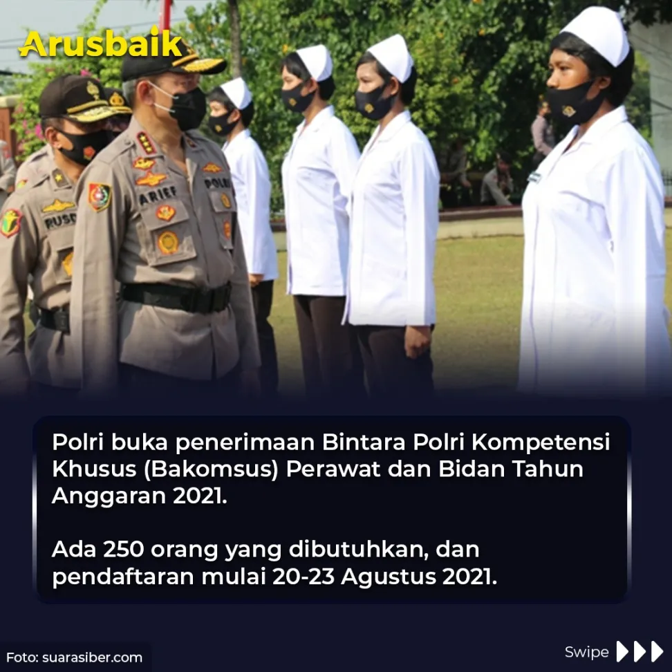 Catat! Ini Syarat Jadi Bintara Perawat Dan Bidan Polri