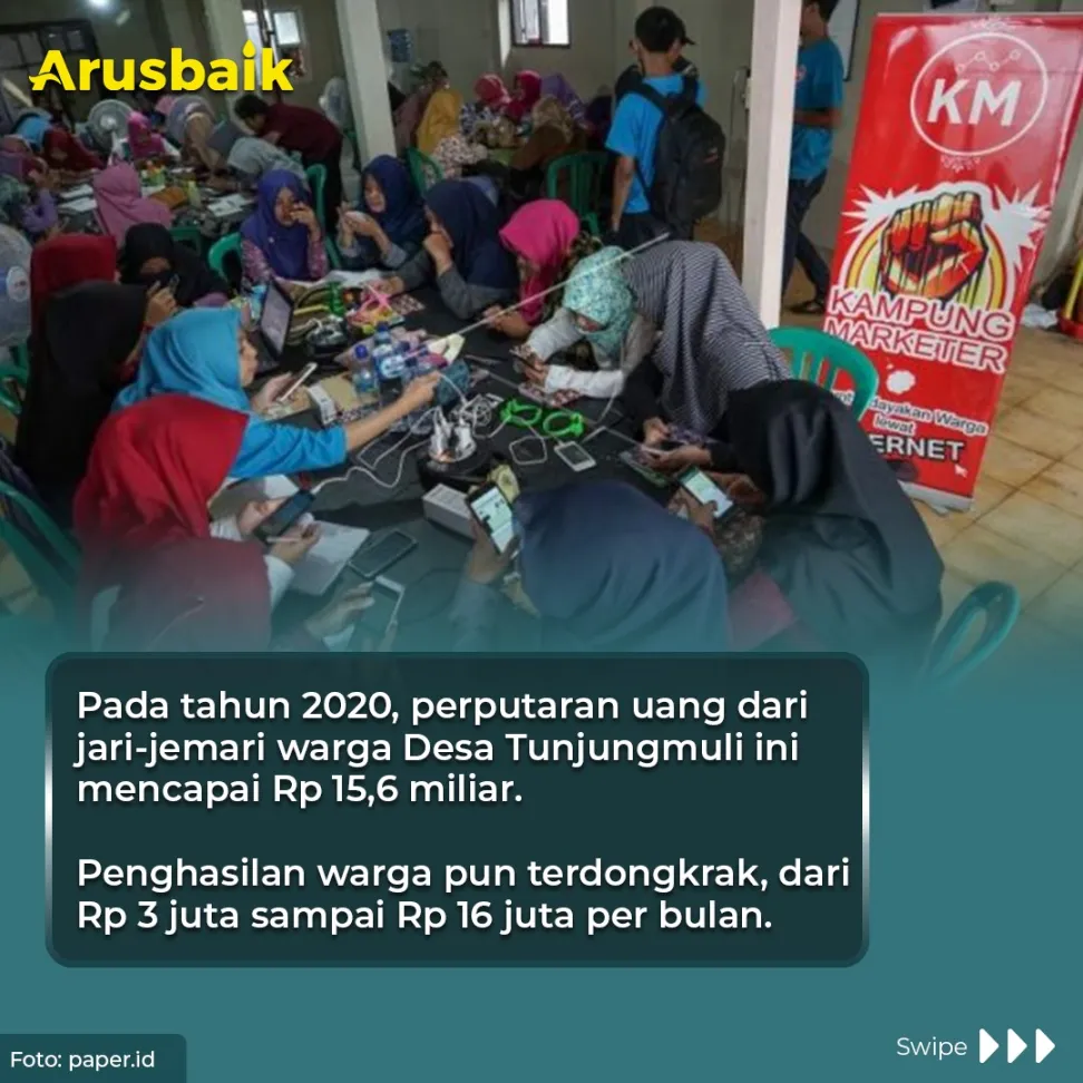 Berkah Internet Masuk Desa, Emak-Emak Kini Raih Belasan Juta Tiap Bulan