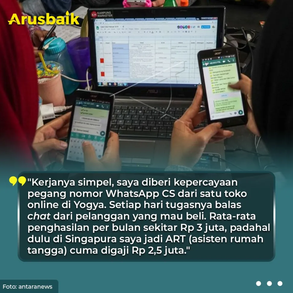Berkah Internet Masuk Desa, Emak-Emak Kini Raih Belasan Juta Tiap Bulan