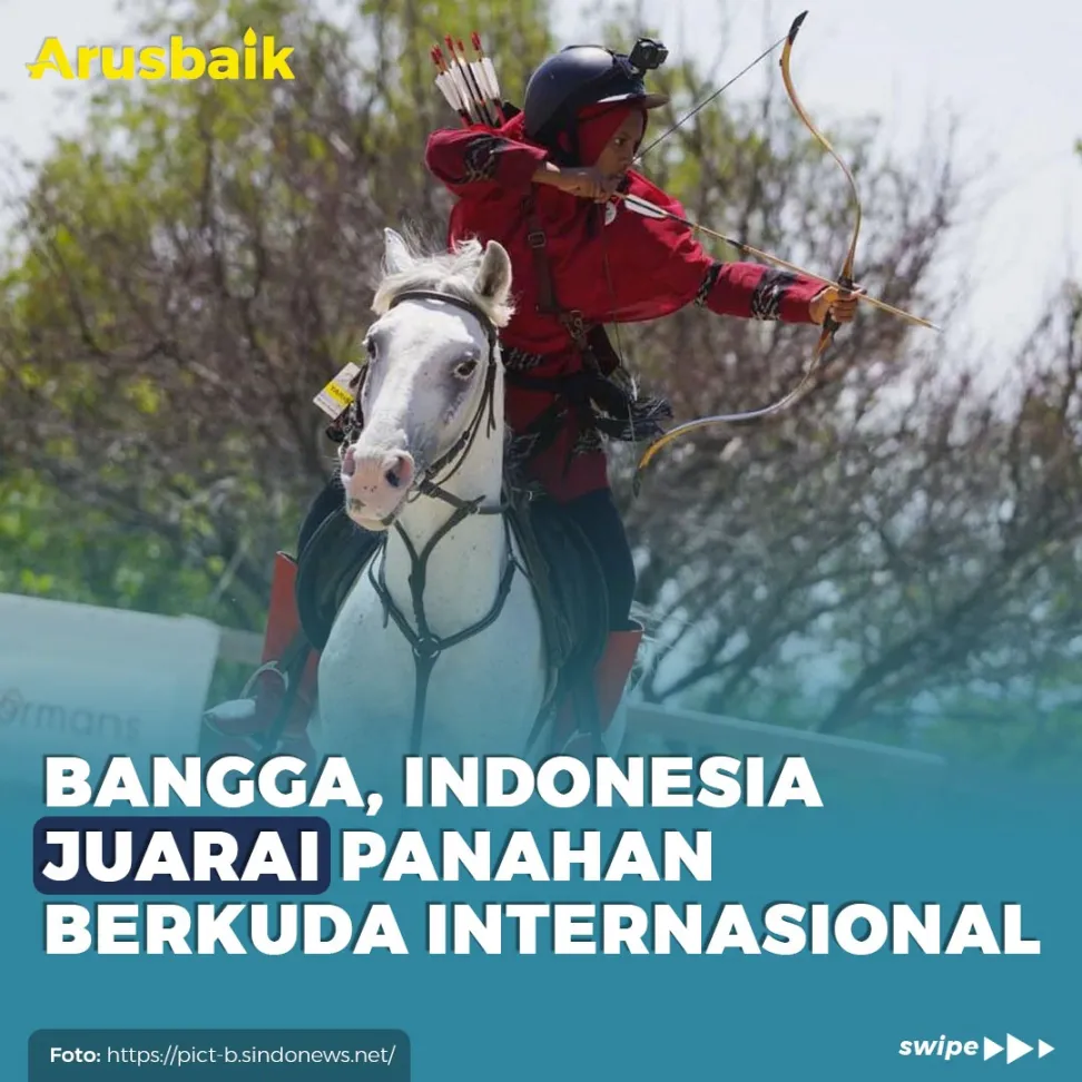 Bangga, Indonesia Juarai Panahan Berkuda Internasional