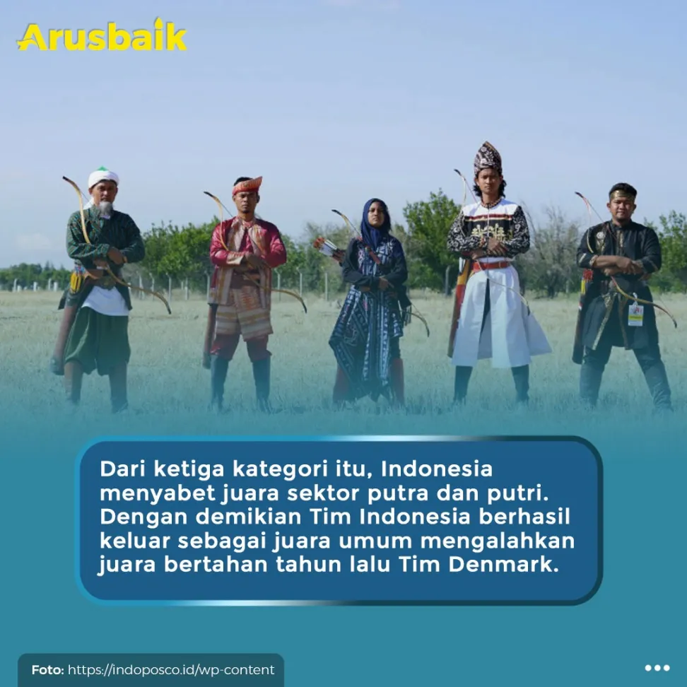 Bangga, Indonesia Juarai Panahan Berkuda Internasional