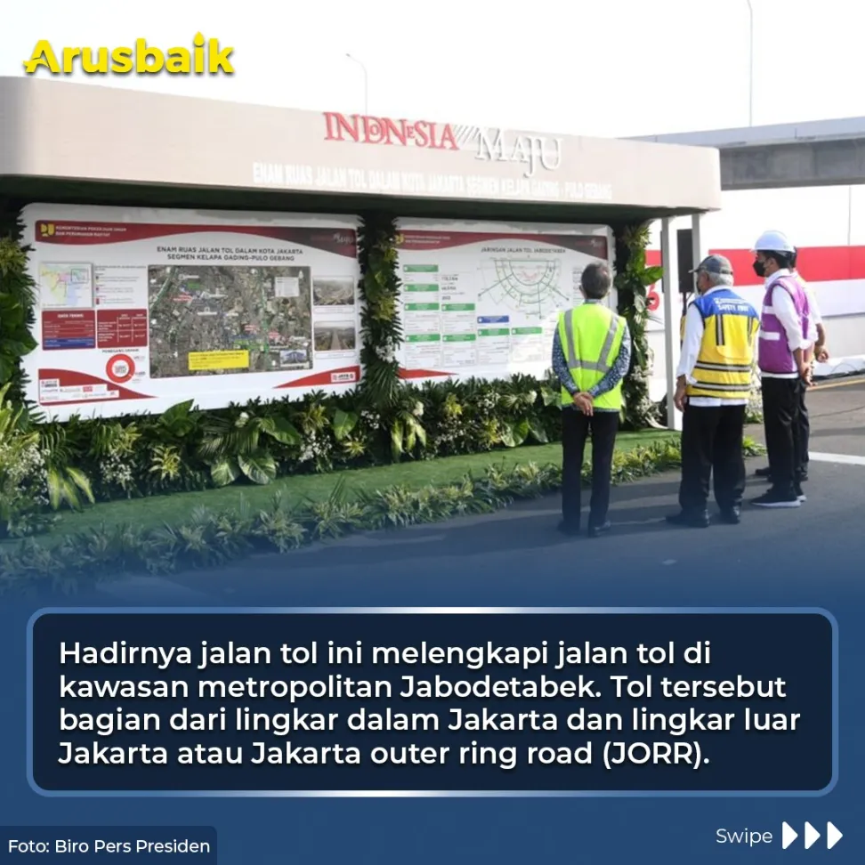 Mantap! Jalan Tol Kelapa Gading - Pulo Gebang Resmi Beroperasi