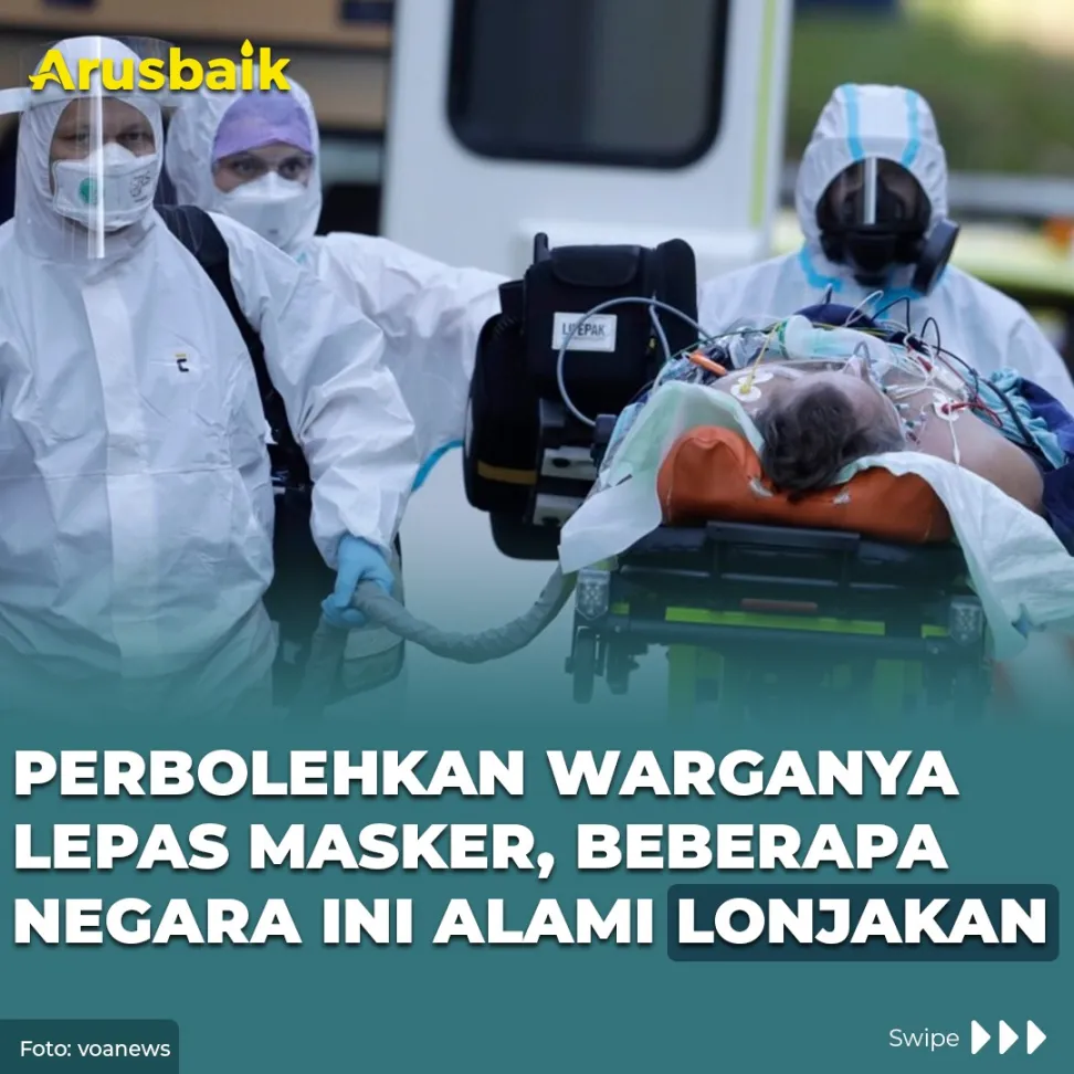 Perbolehkan Warganya Lepas Masker, Beberapa Negara Ini Alami Lonjakan
