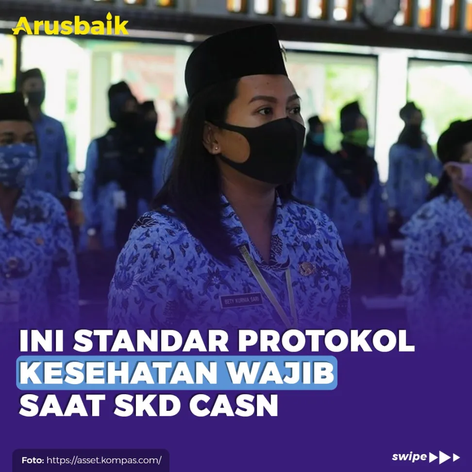 Ini Standar Protokol Kesehatan Wajib Saat SKD CASN