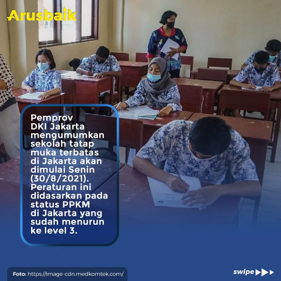 Catat Ya Bund! 6 Aturan Sekolah Tatap Muka Di Jakarta