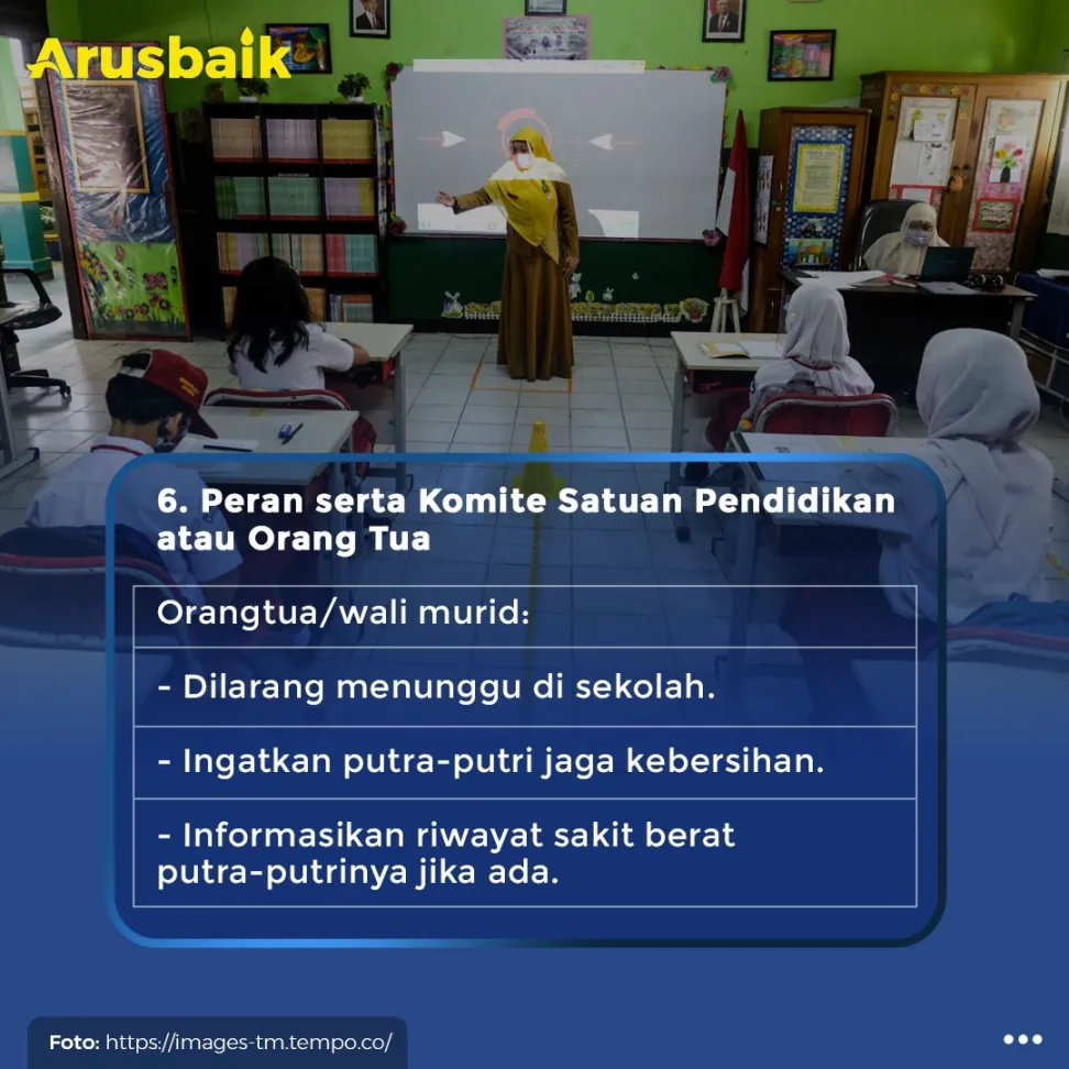 Catat Ya Bund! 6 Aturan Sekolah Tatap Muka Di Jakarta