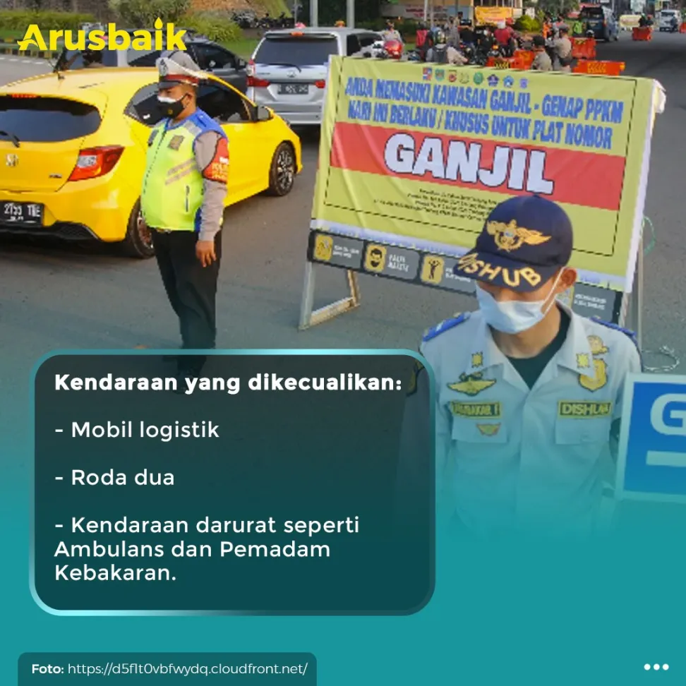 Catat! Ini 3 Titik Ganjil Genap Selama PPKM Level 3 Jakarta
