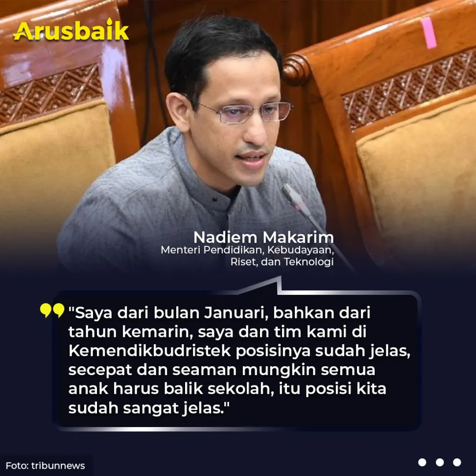 Siswa Harus Back To School, Ini Alasannya