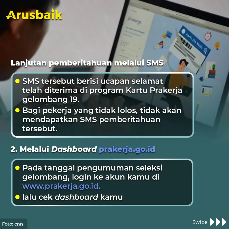 Simak! Cara Cek Pengumuman Kartu Prakerja Gelombang 19