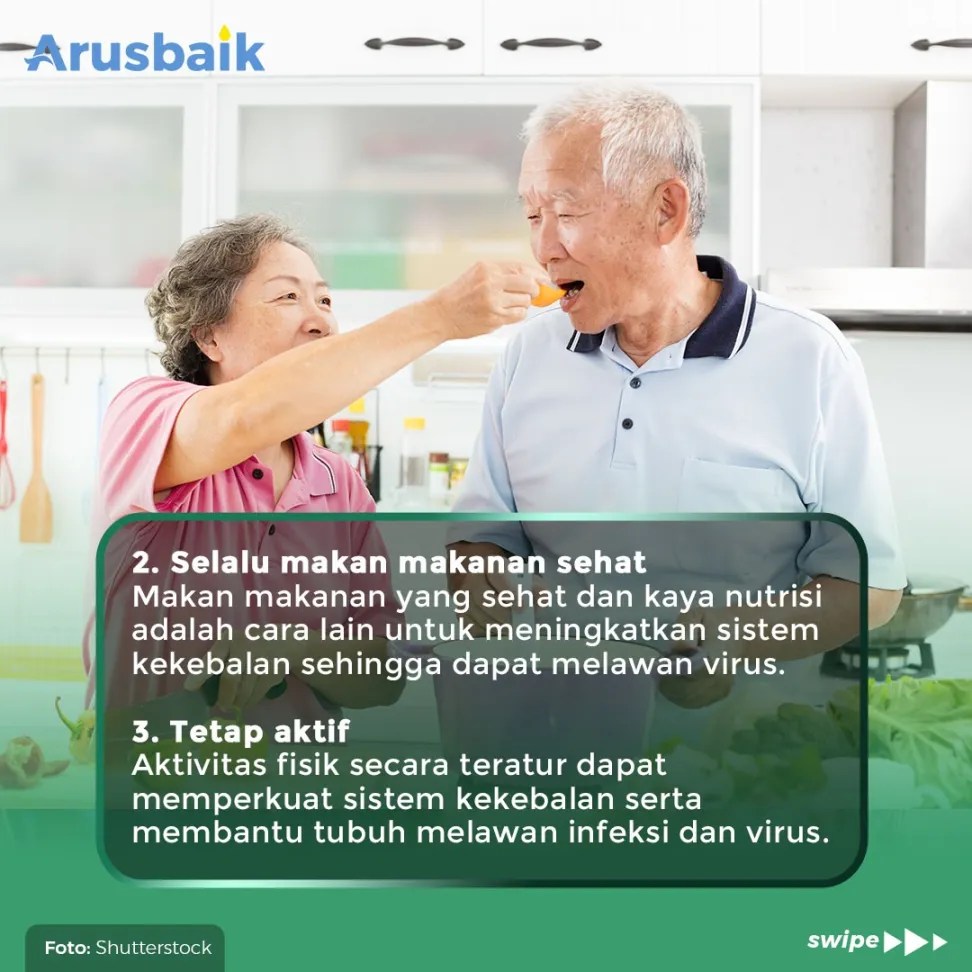 Penting! Ini 8 Cara Tingkatkan Imunitas Pada Lansia