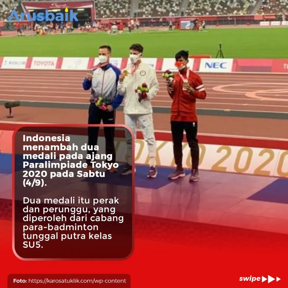 Dheva Dan Suryo Raih Perak & Perunggu Paralimpiade Tokyo 2020