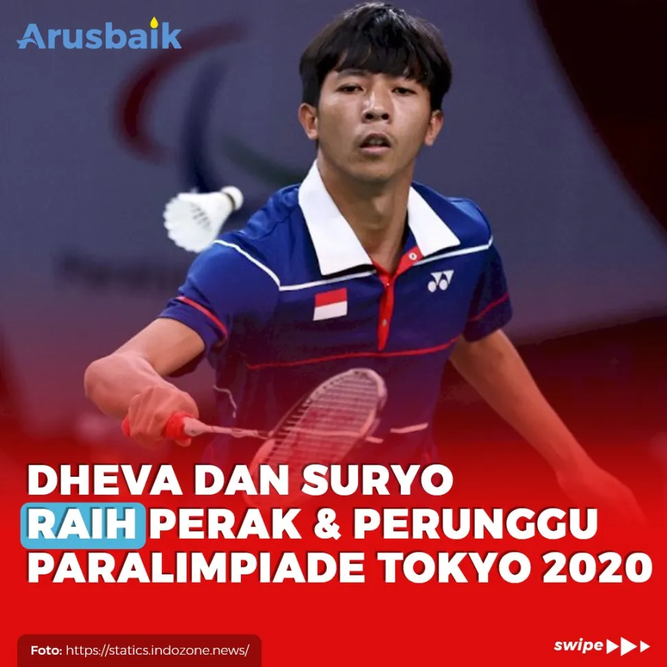 Dheva Dan Suryo Raih Perak & Perunggu Paralimpiade Tokyo 2020