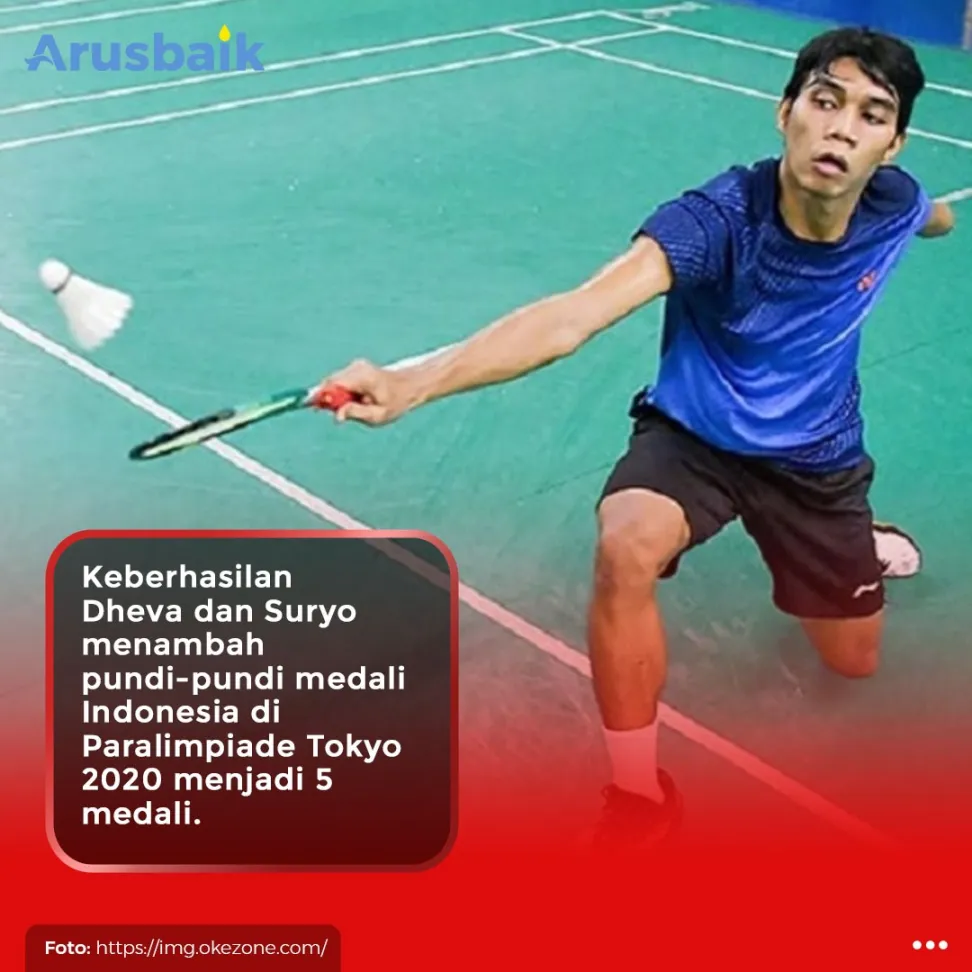 Dheva Dan Suryo Raih Perak & Perunggu Paralimpiade Tokyo 2020