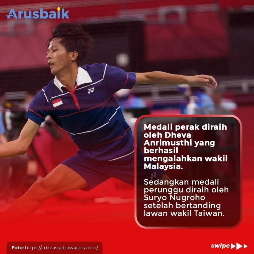 Dheva Dan Suryo Raih Perak & Perunggu Paralimpiade Tokyo 2020