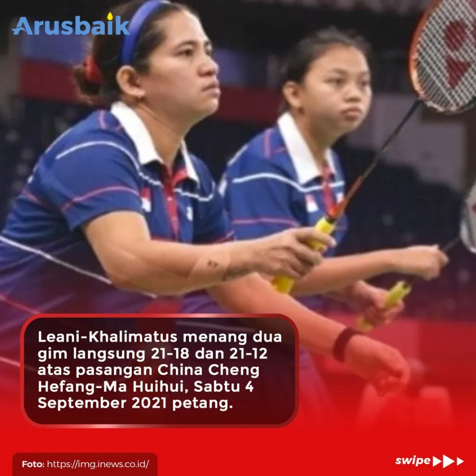 Cetak Sejarah! Leani/Khalimatus Raih Emas Di Paralimpiade Tokyo