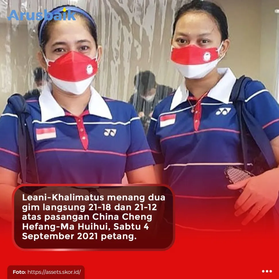 Cetak Sejarah! Leani/Khalimatus Raih Emas Di Paralimpiade Tokyo