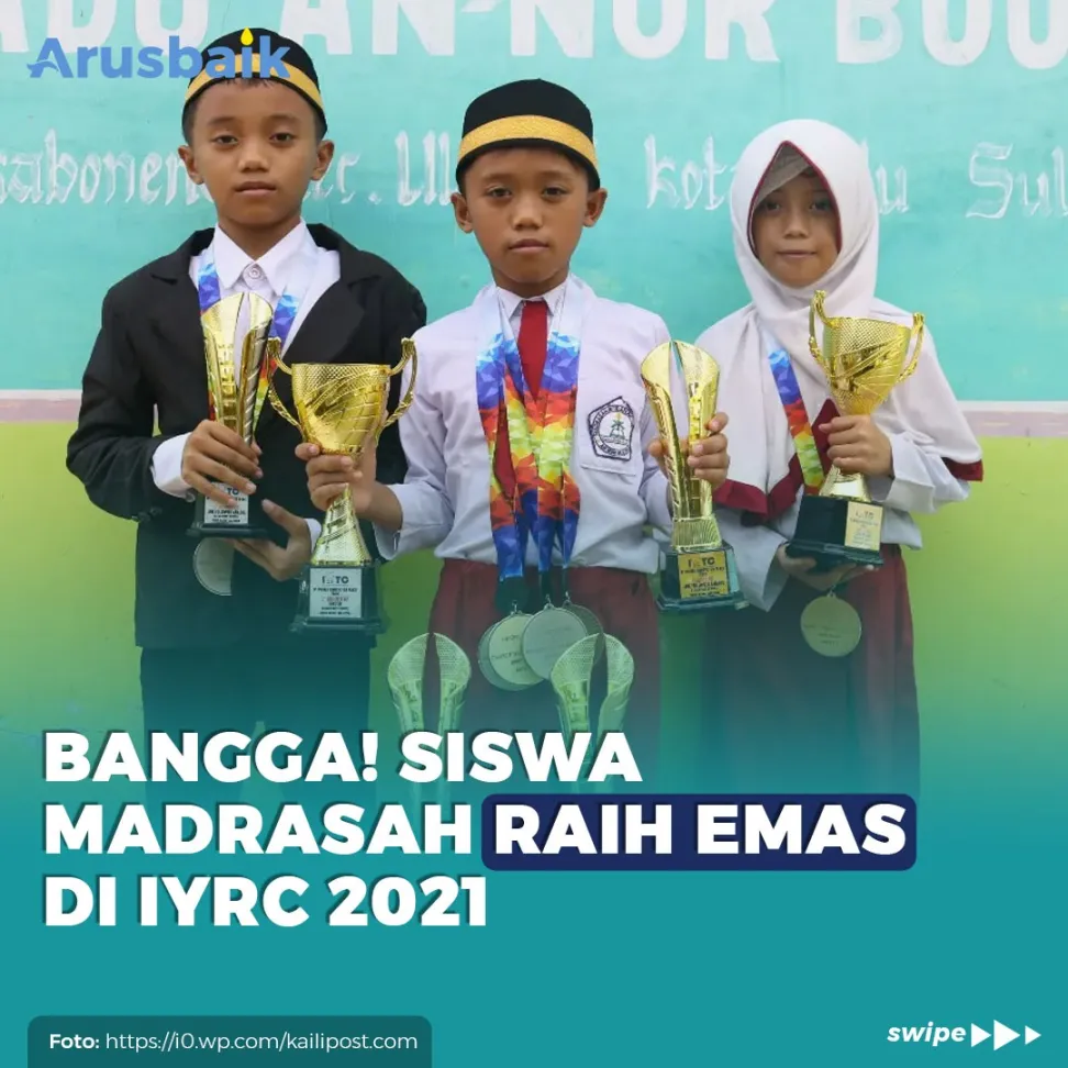 Bangga! Siswa Madrasah Raih Emas Di IYRC 2021