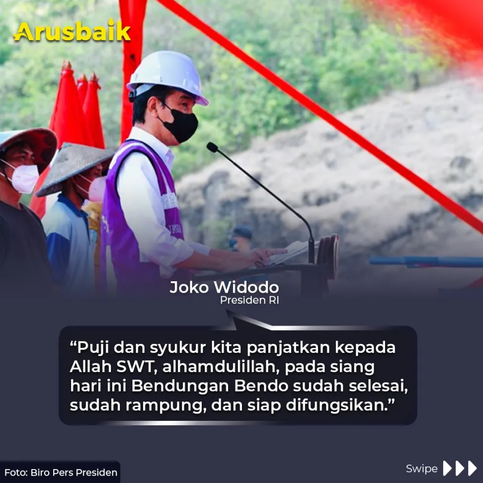 Bendungan Bendo Jadi, Produktivitas Tani Makin Jadi