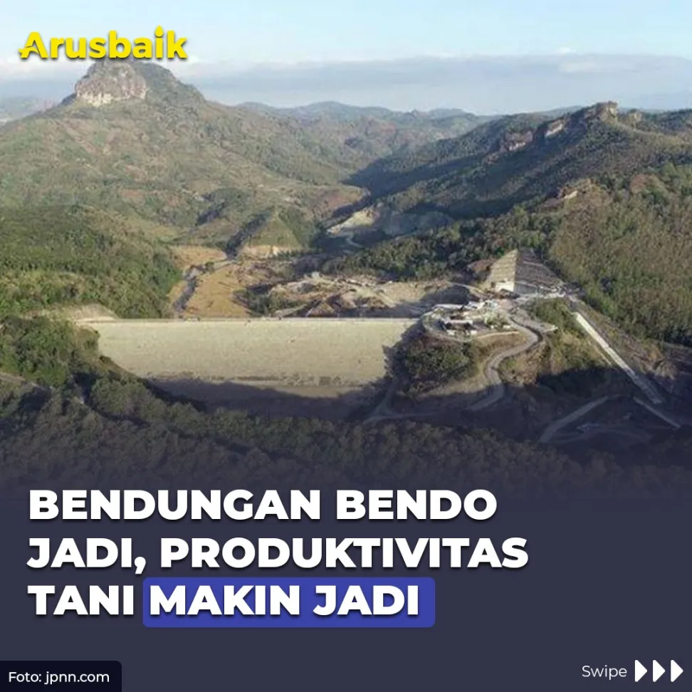 Bendungan Bendo Jadi, Produktivitas Tani Makin Jadi