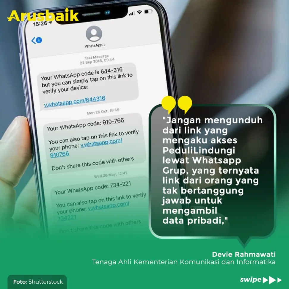 Tenang, Aplikasi Pedulilindungi Pasti Aman