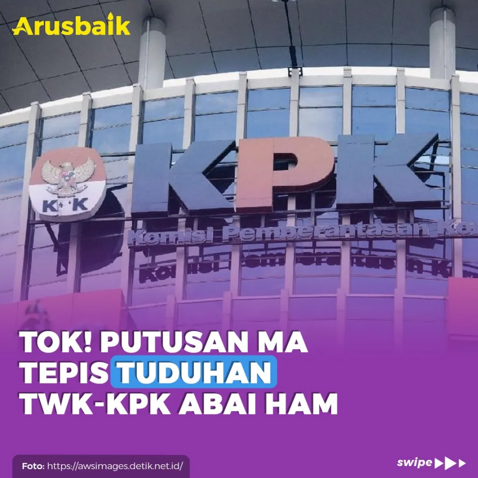 Tok! Putusan MA Tepis Tuduhan TWK-KPK Abai HAM