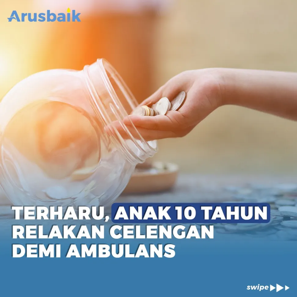 Terharu, Anak 10 Tahun Relakan Celengan Demi Ambulans