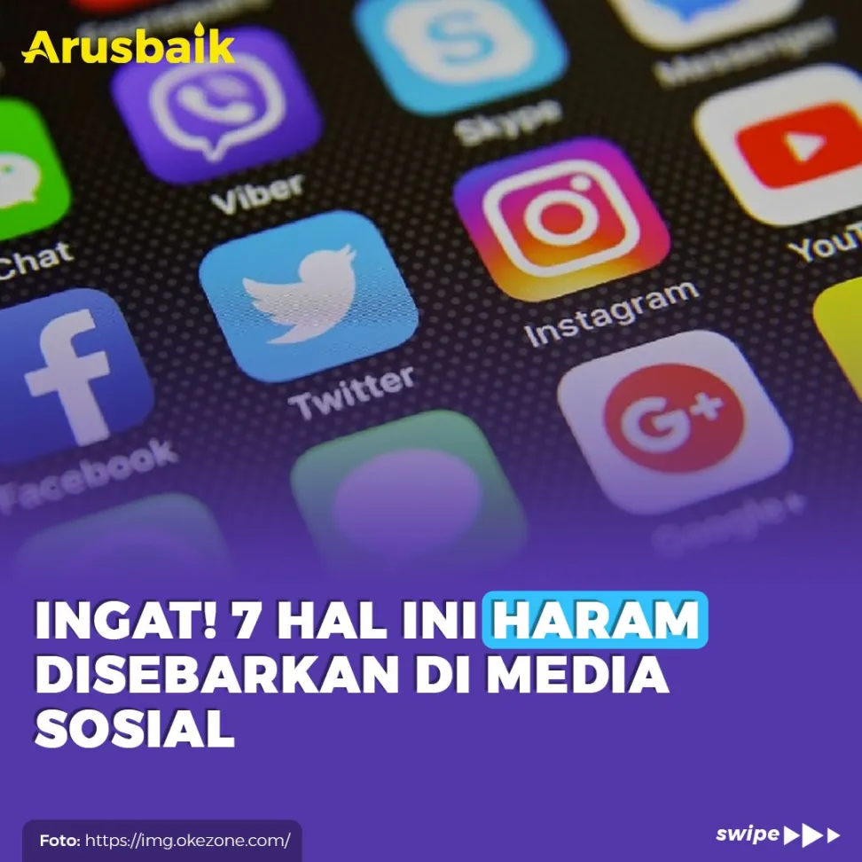 Ingat! 7 Hal Ini Haram Disebarkan Di Media Sosial