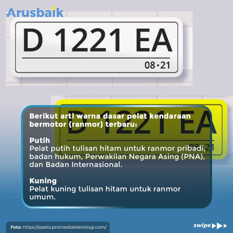Catat, Ini Biaya Resmi Ganti Warna Pelat Nomor Kendaraan