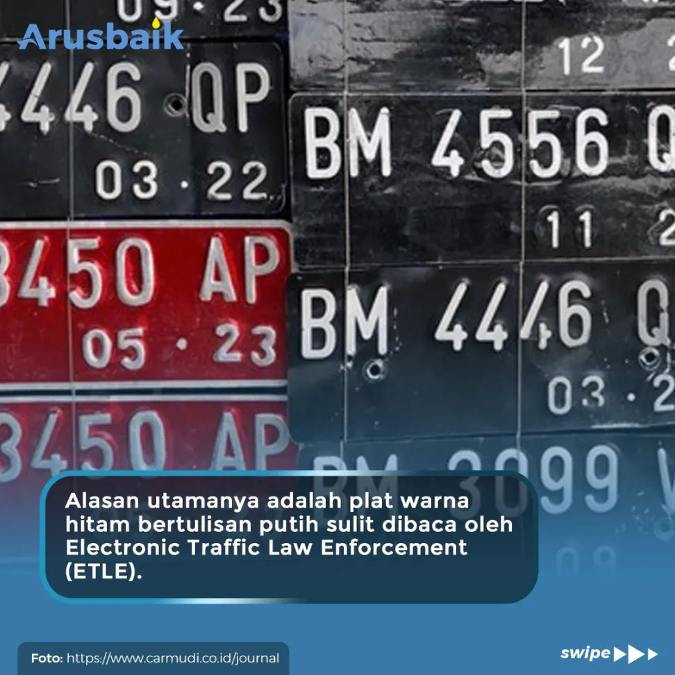 Catat, Ini Biaya Resmi Ganti Warna Pelat Nomor Kendaraan