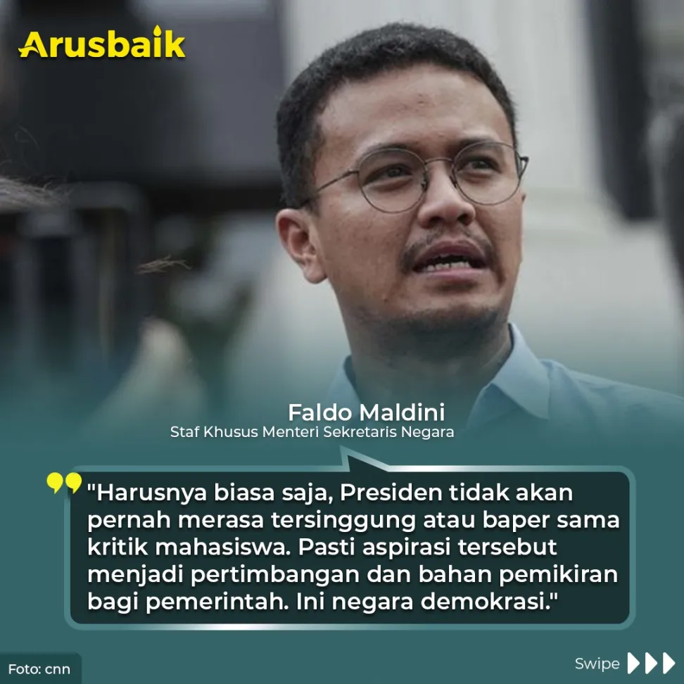 Istana: Presiden Tak Akan 'Baper' Dengan Kritik Mahasiswa