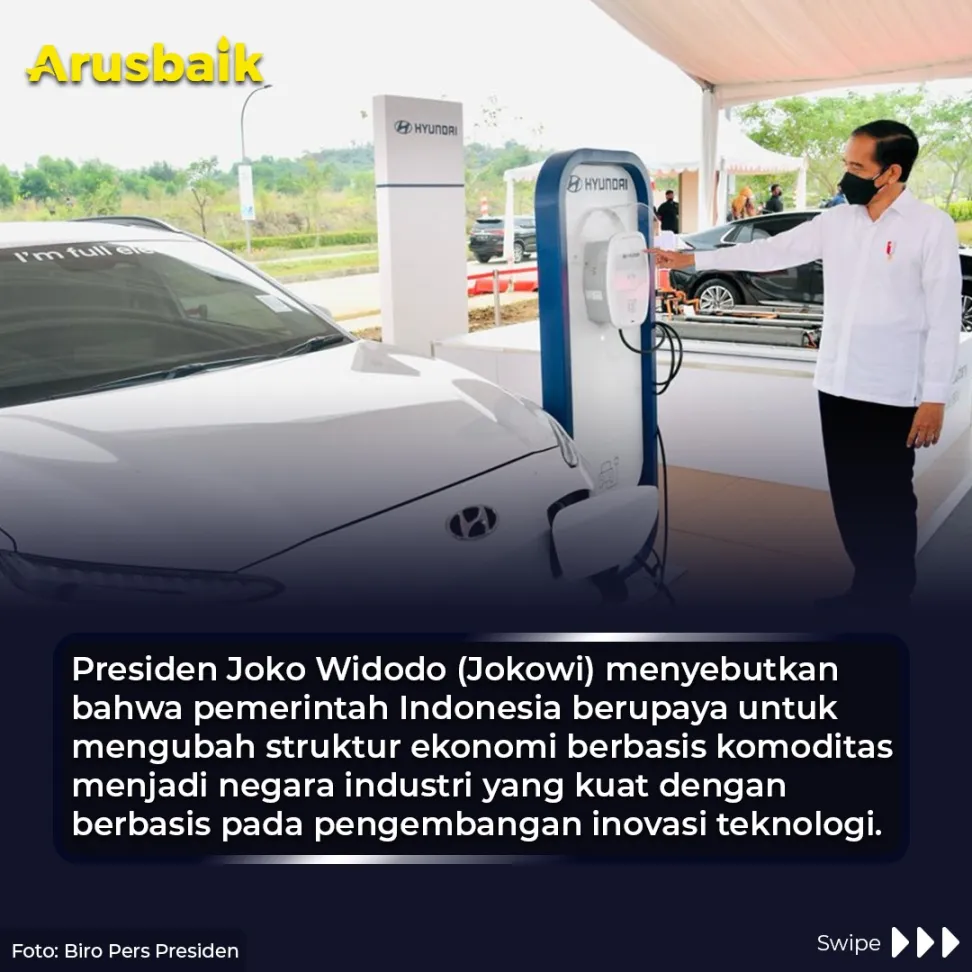 Presiden Ubah Struktur Ekonomi RI: Dari  Komoditas ke Teknologi
