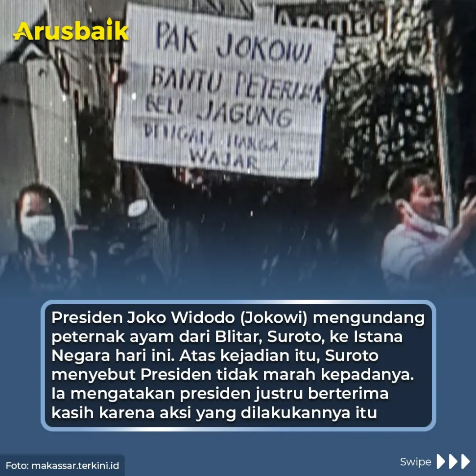 Suroto: Hanya Pak Jokowi Yang Bisa Bantu Kami