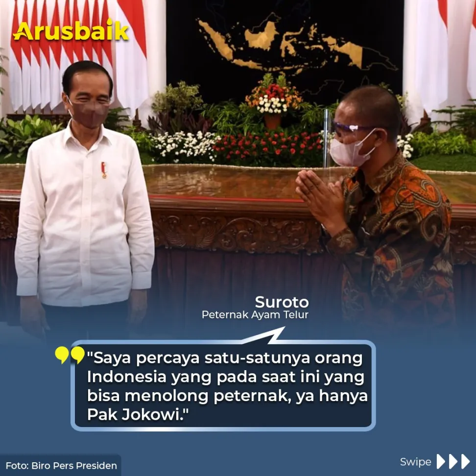 Suroto: Hanya Pak Jokowi Yang Bisa Bantu Kami