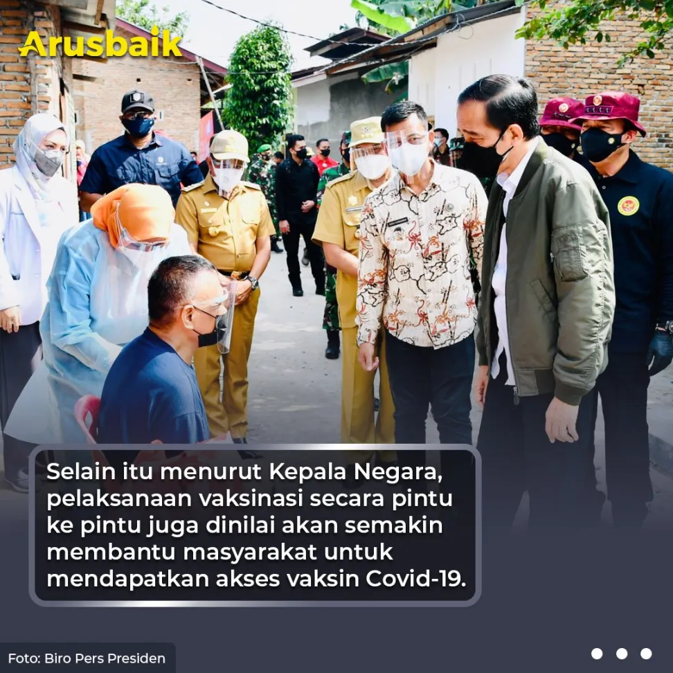 Presiden Pastikan Distribusi Vaksin Berjalan Dengan Baik