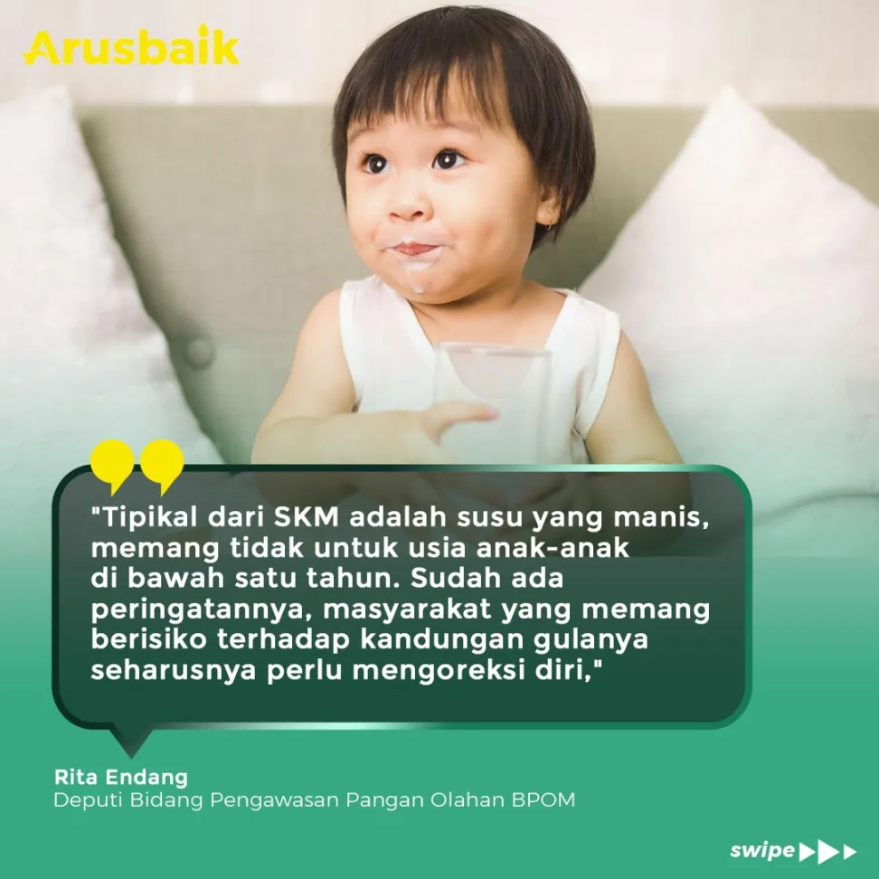 Susu Kental Manis Bukan Buat Minuman? Ini Penjelasan BPOM