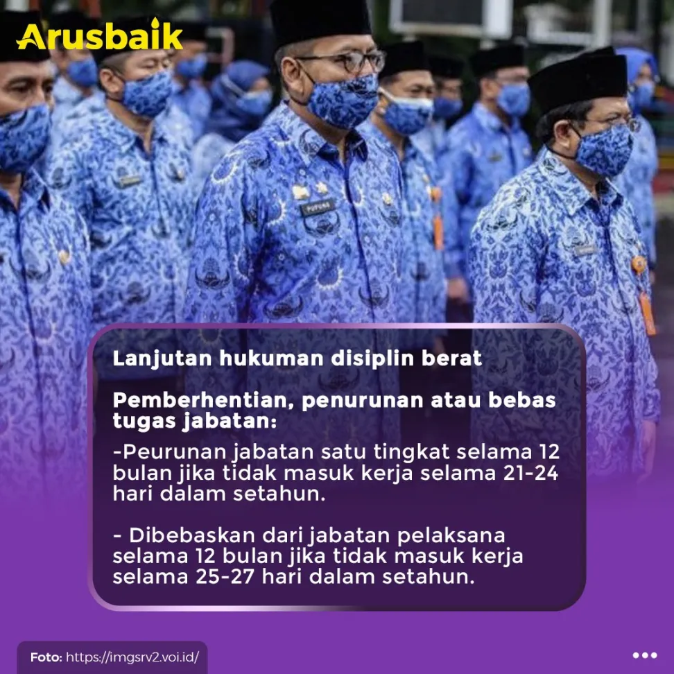 Tegas! PNS Bolos Bisa Diberhentikan