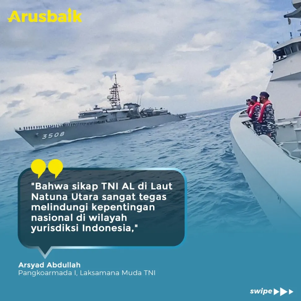 Jaga Kedaulatan, TNI AL Kerahkan 5 Kapal Perang