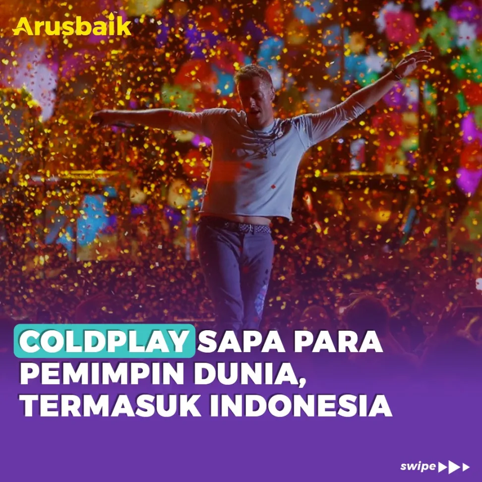 Coldplay Sapa Para Pemimpin Dunia, Termasuk Indonesia